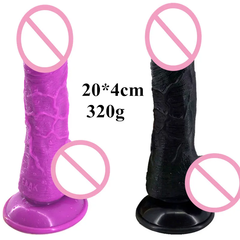 Реалистический гибкий пенис Дик сильной присоской для взрослых Интимные товары