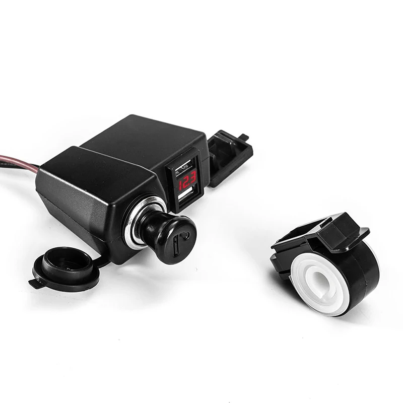 12 В dual USB водонепроницаемое автомобильное зарядное устройство мотоцикл с