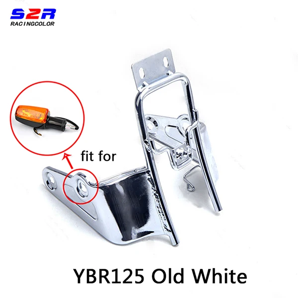 S2R мотоцикл Stay фара для YAMAHA YBR125 YBR YB 125 подходит для оригинального велосипедный Спидометр рамки стойка фары головного света кронштейн - Цвет: Old White