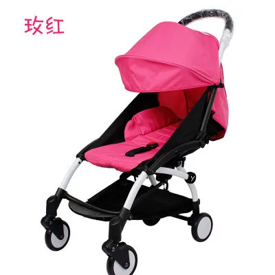 Babyyoya 175 градусов коляска Защита от солнца Тенты+ сиденье Подушки Детские коляски Интимные аксессуары применимо для коляски набор мультфильм милый ребенок - Цвет: M