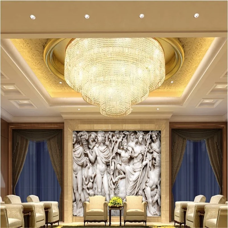 3d обои на заказ европейский стиль скульптура как ретро художественные для