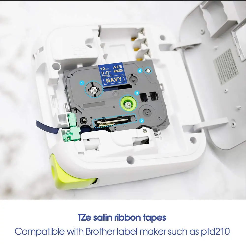 Markurlife 1 шт. 12 мм TZe R231 атласной лентой запечатанных лент для RN34 RE34 TZE RE31 совместимы