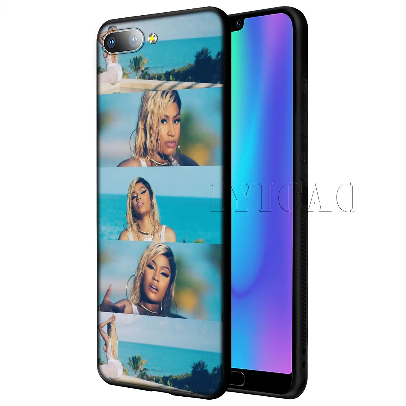Мягкий силиконовый чехол для телефона IYICAO Rap singer Nicki Minaj Huawei Y9 Y7 Y6 Prime 2019 Honor 20 8C 8X8 9