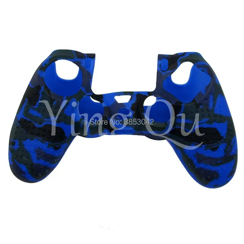 50pcs Soft Silicone Studded Rubber Case Cover For Play Station Dualshock 4 PS4 DS4 Pro Slim Controller Camouflage Skin | Электроника