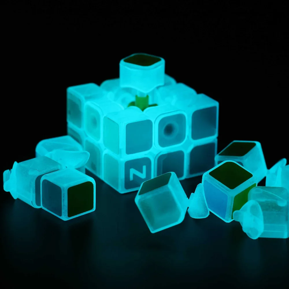 3x3x3 Zcube магические кубики головоломка на скорость прозрачные наклейки Прозрачный