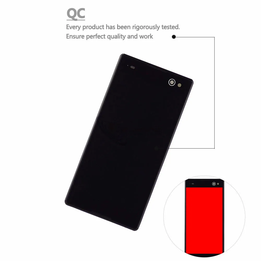 Оригинальный ЖК-дисплей 5 дюйма для Sony Xperia C3 D2533 D2502 сенсорный датчик дигитайзер в