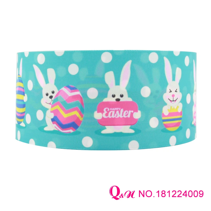 Q&ampN ribbon 22mm 38mm 75mm 10yards Easter Day Printed Grosgrain Ribbon Hair Bow/Christmas/wedding DIY Sewing Craft | Дом и сад