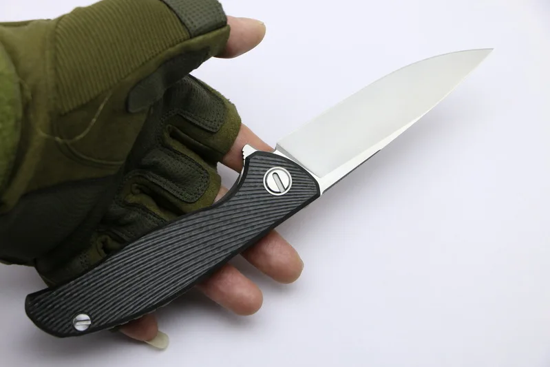 M390 knife Green thorn Hati CF 3D handle folding knife outdoor/camping/hunting/pocket/Tactical knife EDC tool