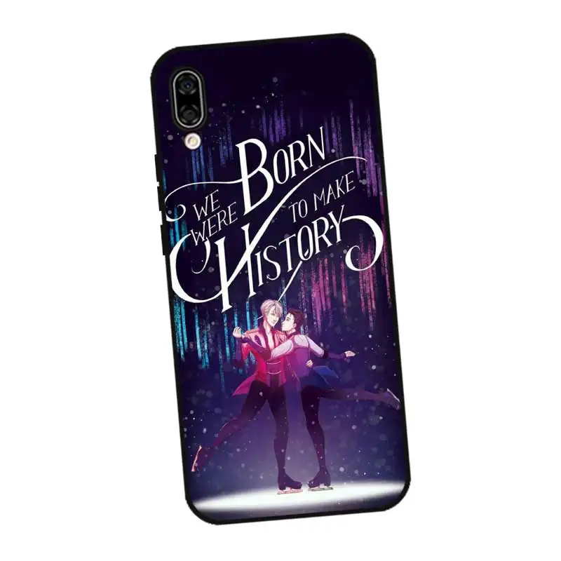 P249 Yuri On Ice Black Silicone Case Cover For Huawei Honor 8C 8X 9 10 20i V10 V20 Note10 Max Lite Magic2 |
