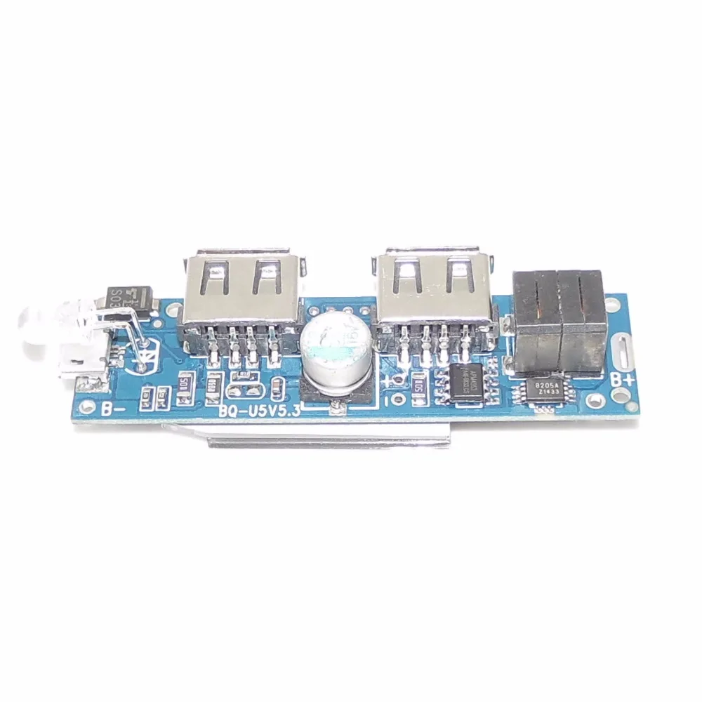 DIY mobile power can be installed five 18650 lithium battery cassette for welding free charging treasure / display |