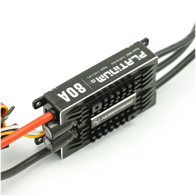 1pcs Hobbywing Platinum 80A V4 3-6S Lipo Brushless ESC for Airplane | Игрушки и хобби