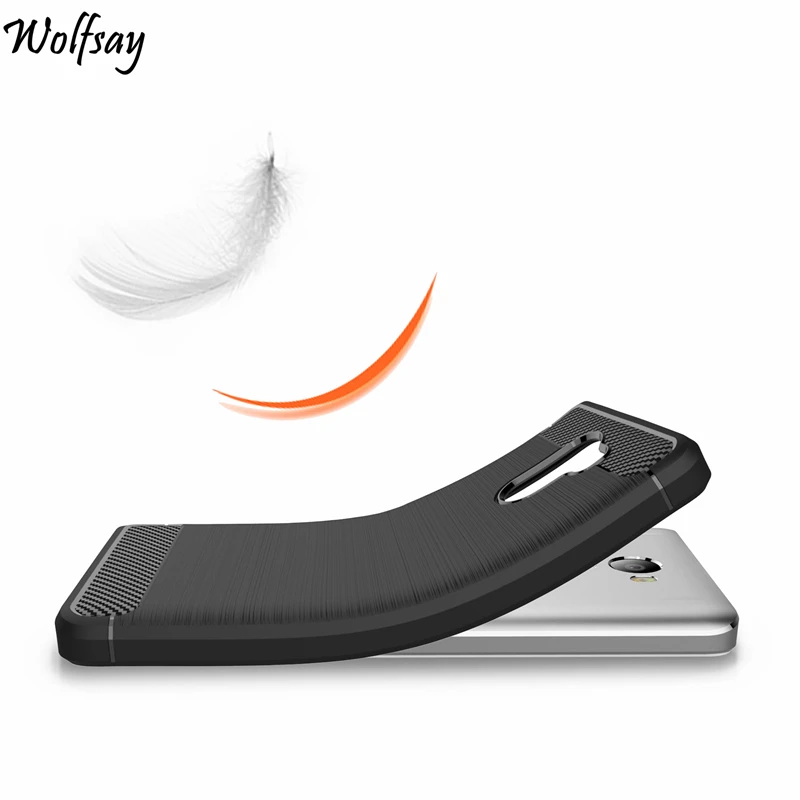 Wolfsay For Phone Cover Xiaomi Redmi 4 Case Rubber Silicone Luxury Funda &lt |