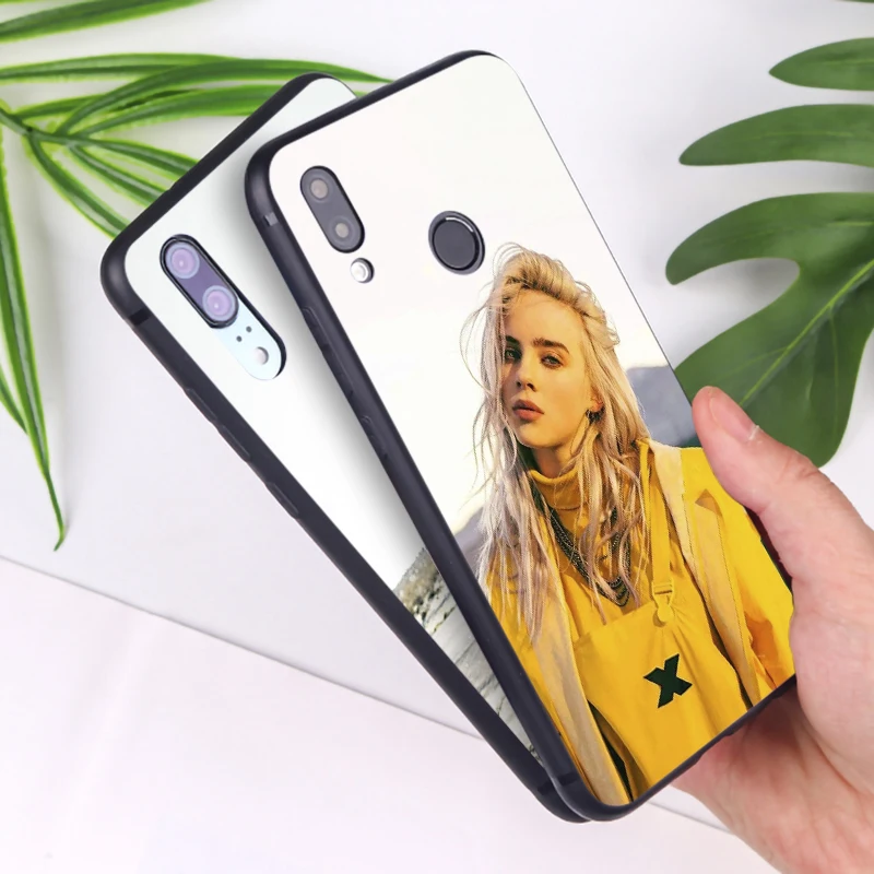 Мягкий силиконовый чехол для телефона Music Singer Star Billie Eilish rainbow blohsh xiaomi redmi note 7 k20 pro 5 6