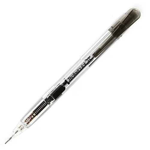 0,5 мм Pd105 105T Techniclick механический карандаш с боковым кликом для школы, офиса, канцелярские принадлежности - Цвет: Черный
