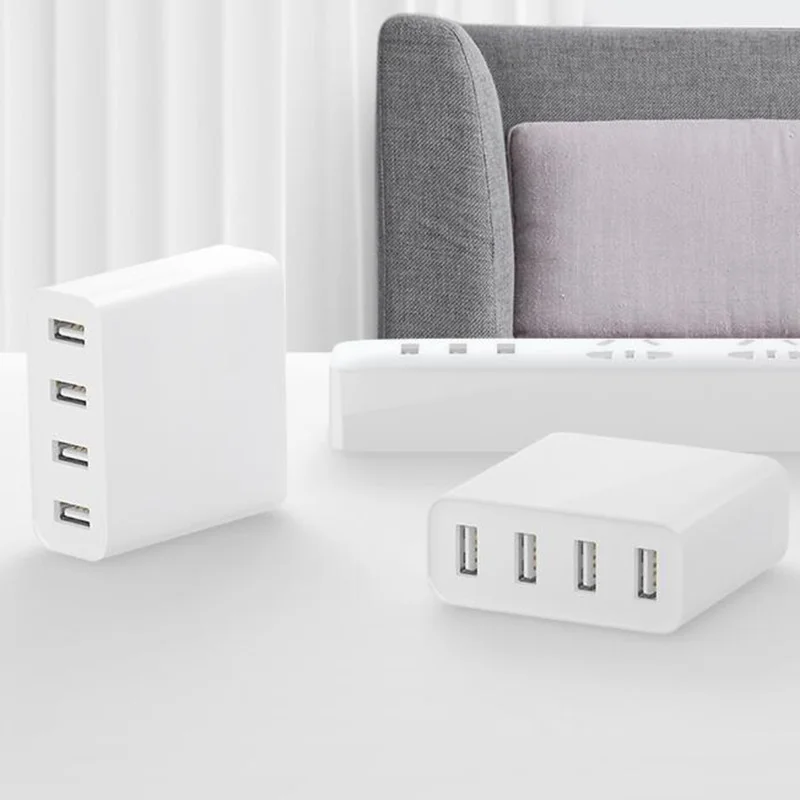 Зарядное устройство Xiaomi с 4 USB-портами 5 В/7 А 35 Вт | Электроника