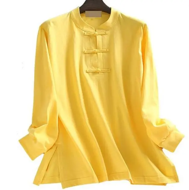 Хлопковые футболки кунг фу ушу высокого качества боевые искусства цигун