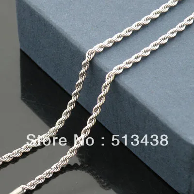 10 шт. в партии модная цепочка из нержавеющей стали для девочек и мальчиков 2 4 мм 19 6