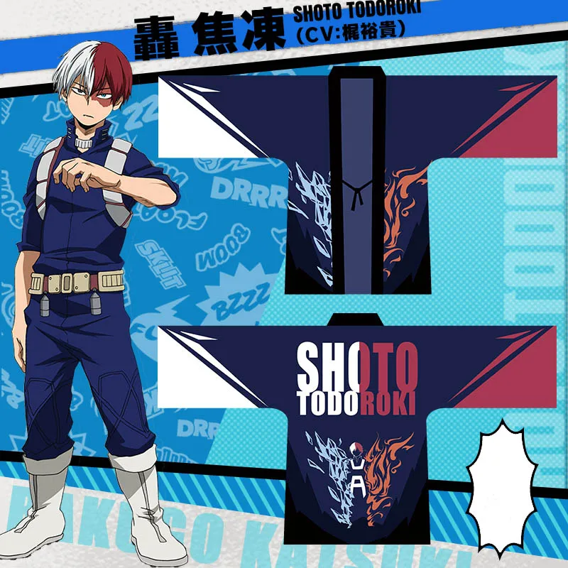 Мой герой Academia плащ юката Косплей Костюм Boku No Hero Bakugo Katsuki Todoroki Shoto мужские и