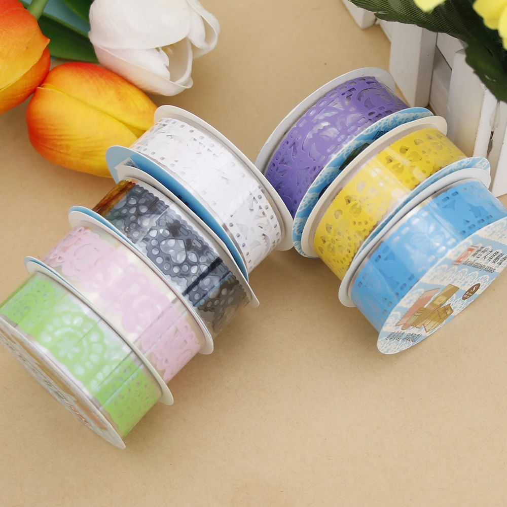 NEW 1X Lace Sticky Paper SELF Adhesive Washi Tape Sticker Masking Decorative DIY | Канцтовары для офиса и дома