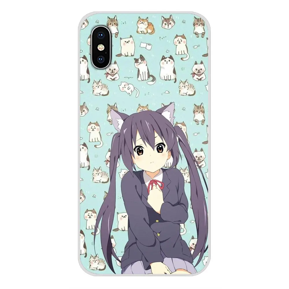 images 6 Аниме с изображением кошки Неко для девочек Kawaii для samsung Galaxy S4 S5 мини S6 S7 край S8 S9 S10 Plus Note 3 4 5 8 9 Аксессуары для мобильного телефона чехлы - Цвет: images 6