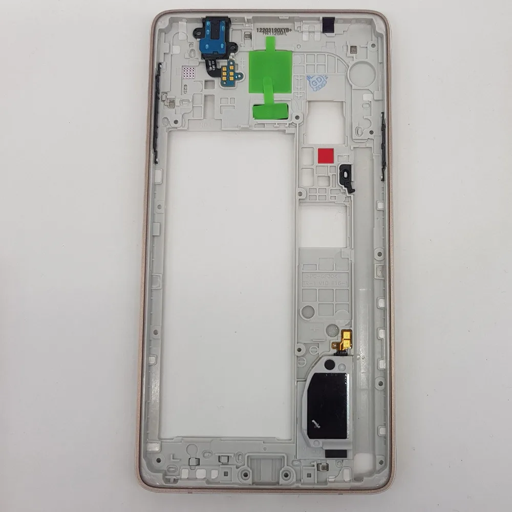 Для samsung Galaxy Note 4 N910F N910A N910G N910T N910C N910W8 средняя рамка Корпус+ клей черный белый золотой розовый