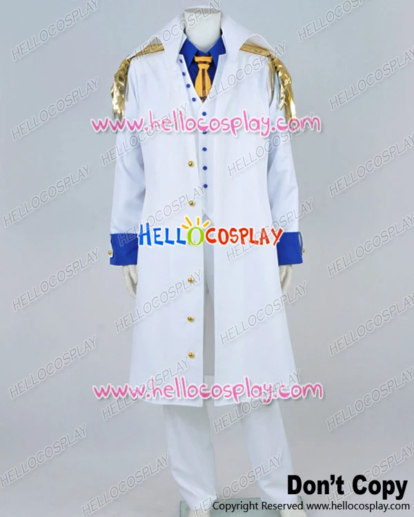 Адмирал Sakazuki Kuzan Aokiji Костюм Белый Жилет Пальто из One Piece Косплей H008|coat stands for the home|coat