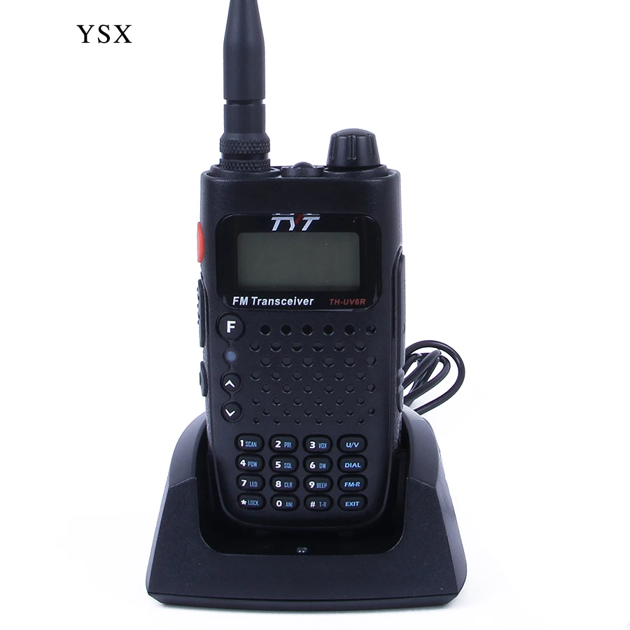 TYT рации TH-UV6R 256CH УКВ + UHF 8 группа скремблер FM Рация pация Dual Band дисплей портативный