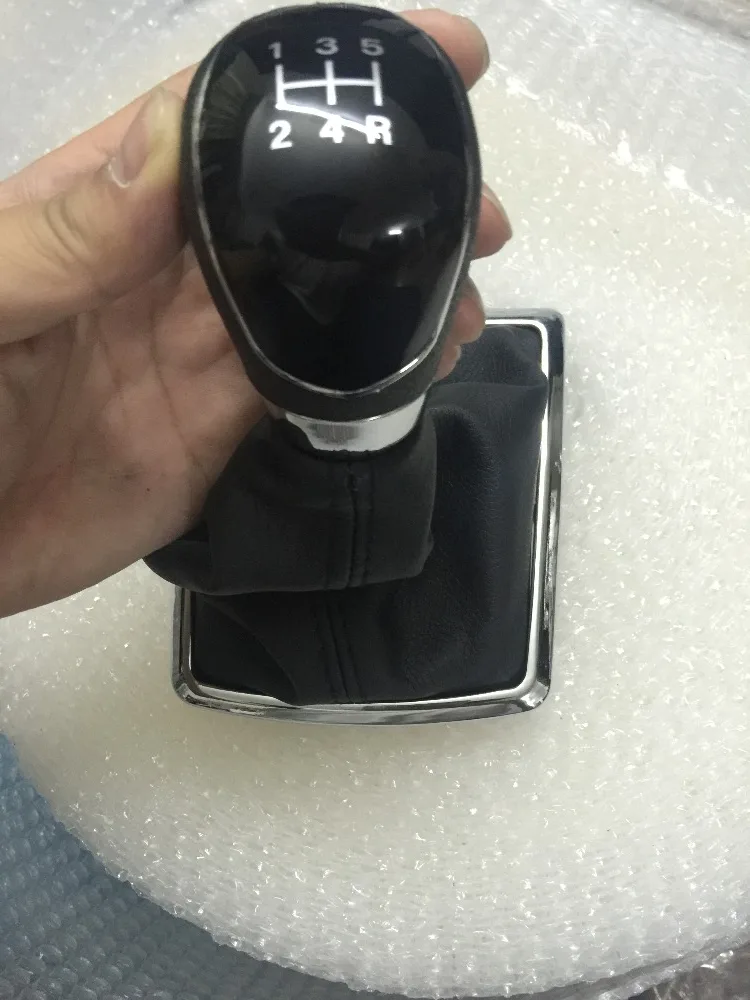 Быстрая Доставка FAT 5 скоростей ручная ручка переключения передач с кожаным