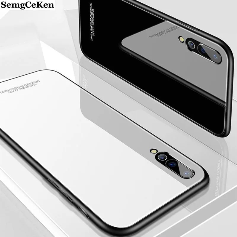 Роскошный стеклянный зеркальный чехол SemgCeKen для huawei p20 pro lite p20pro p 20, силиконовый тонкий жесткий чехол для телефона etui