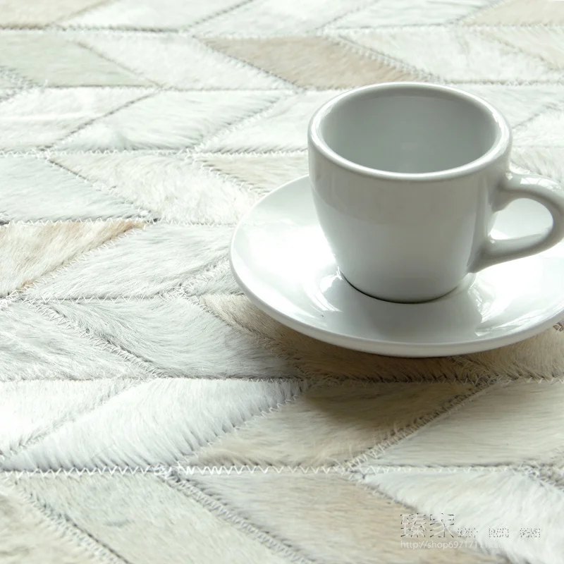 Роскошный Ковер из воловьей кожи в американском стиле современный натуральный