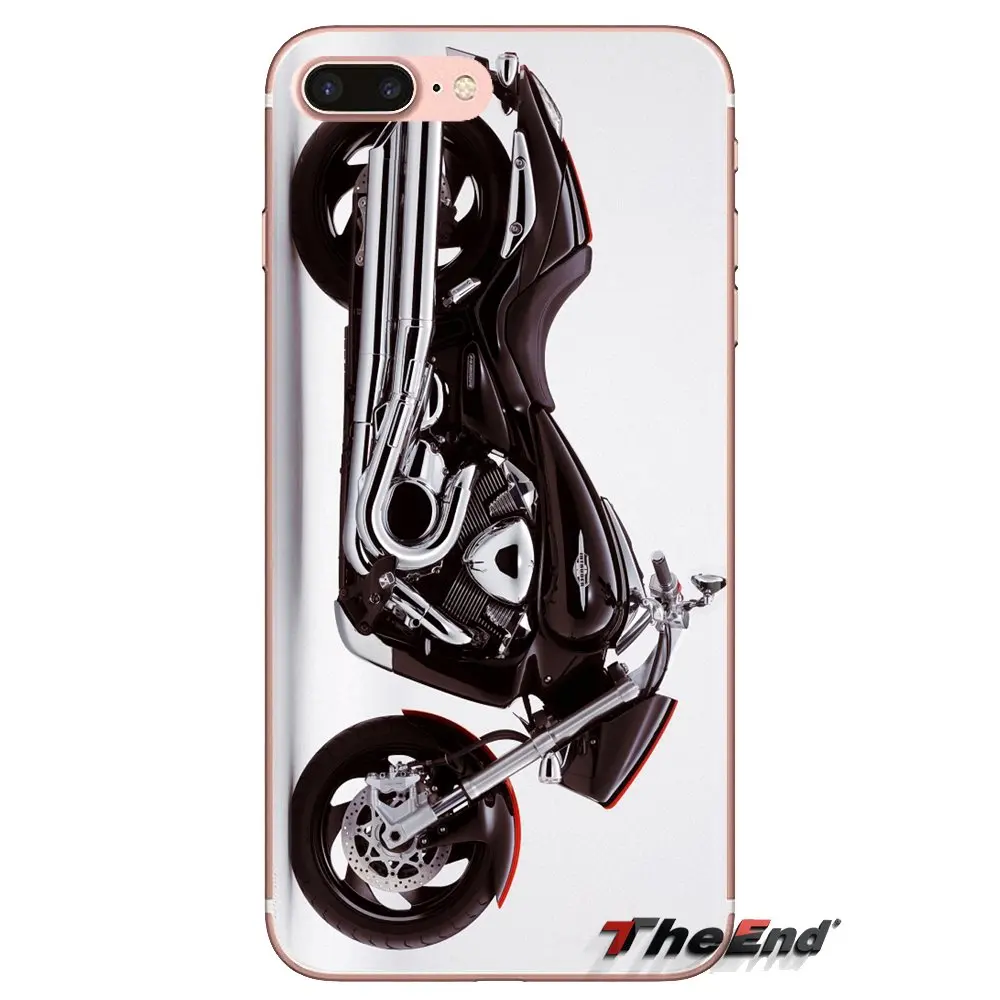Прозрачный мягкий чехол-сумка для iPod Touch Apple iPhone 4 4S 5 5S SE 5C 6 6S 7 8 X XR XS Plus MAX Suzuki Intruder 1800