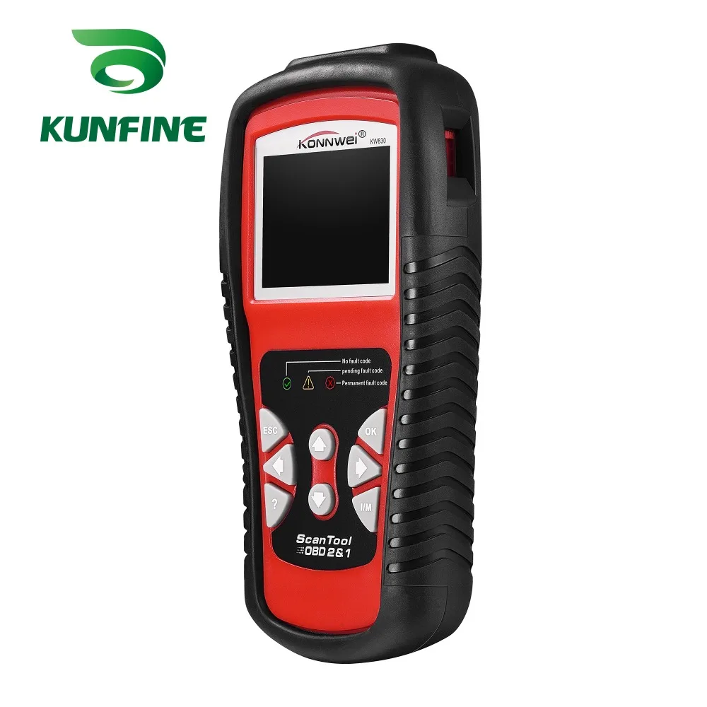 Автомобильный диагностический инструмент KW830 OBD2/EOBD сканер OBDII считыватель кодов