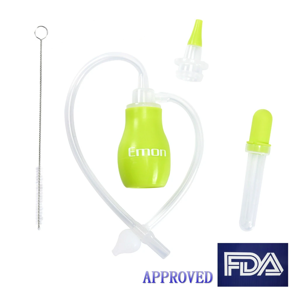 Emon Safety nasal aspirator Baby newborn nasal cleaner Vacuum Suction antibackwash babies Nasal Aspirator for newborns kids