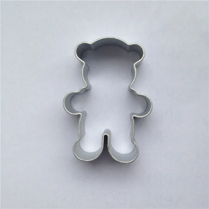 Бесплатная доставка форма для резки печенья в форме медведя из алюминиевого