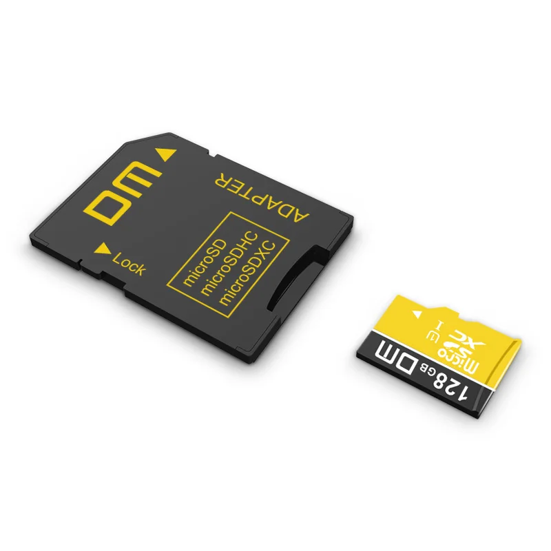 Адаптер DM SD SD2.0 совместимый с microSD microSDHC microSDXC поддерживает максимальную емкость |