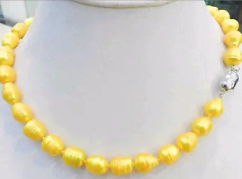 NOUVEAU 10-11 мм JAUNE D'OR NATUREL PERLE de TAHITI COLLIER | Украшения и аксессуары