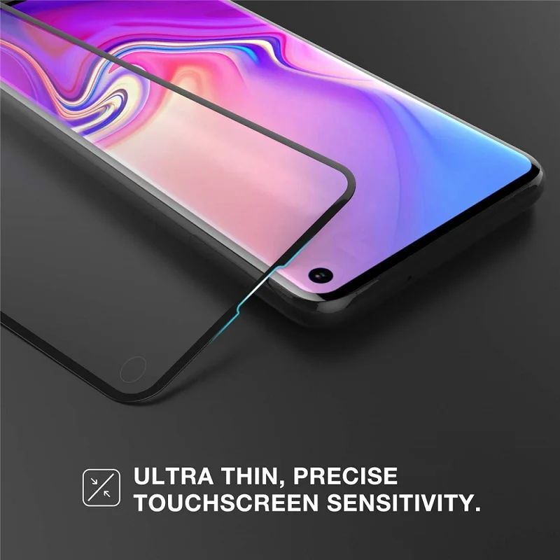 9D Curved Tempered Protective Glass for Samsung Galaxy S10 Plus S10e Note 9 8 S6 S7 Edge S8 S9 Screen Protector Film |