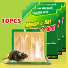 10 шт., липкая клейкая ловушка для мыши, мышь, крыса, змея, жуки, мыши, ловушка, Нетоксичная, экологически чистая ловушка для борьбы с вредителями