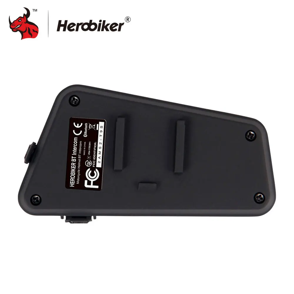 HEROBIKER 1200 м Bluetooth домофон мотоциклетный шлем Переговорная гарнитура водонепроницаемый беспроводной Bluetooth Мото гарнитура переговорные