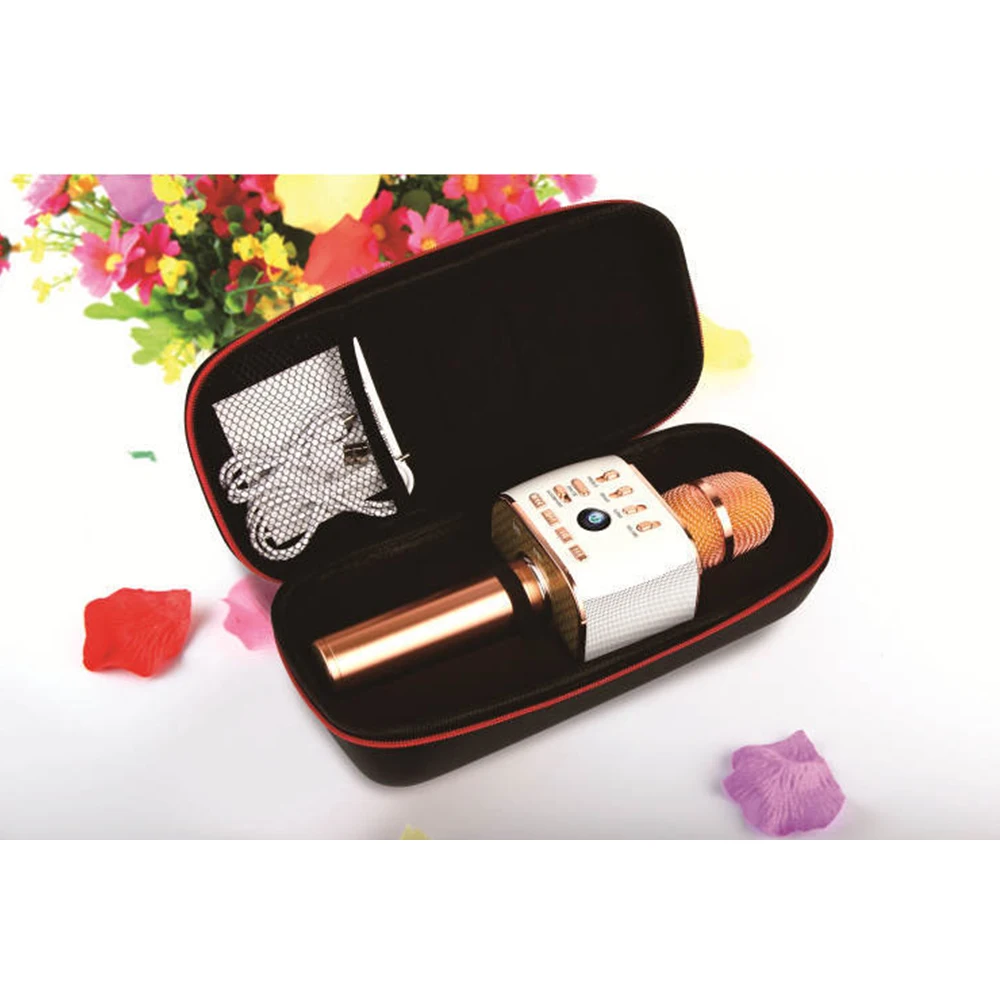 Rechargeable Bluetooth Speaker Microphone Wireless Car Sing Karaoke Microphones audio For IPhone IOS Android | Автомобили и
