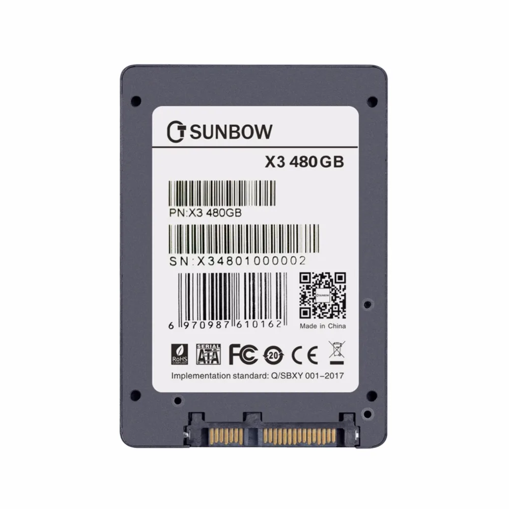 TC-SUNBOW Новое поступление 480 ГБ 2,5 дюйма SSD HDD SATA3 Внутренний твердотельный накопитель для настольного ноутбука