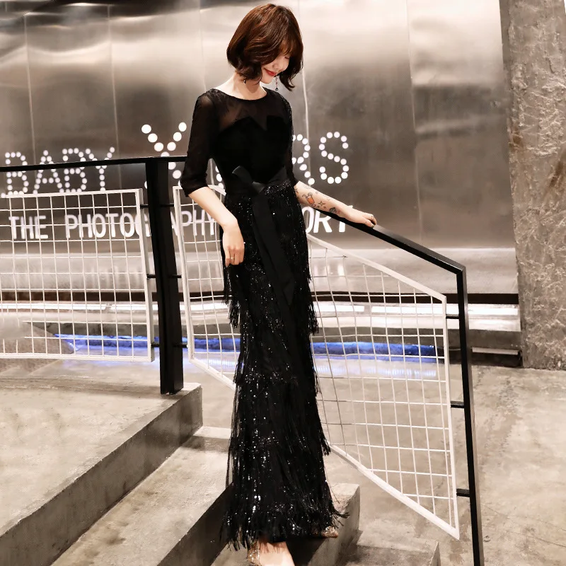 

Сексуальное китайское платье Русалочки Qipao женские блестки Cheongsam Vestidos брюки для девочек восточные свадебные вечерние платья оверсайз 3XL