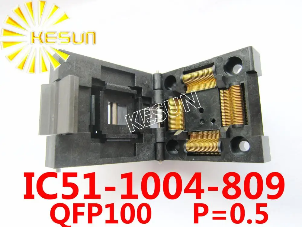 Оригинальный Женский тестовый соединитель QFP100 TQFP100 IC/адаптер