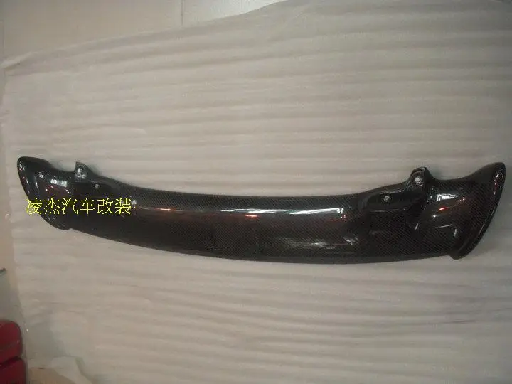 Подходит для honda Fit GE6 GE8 MUGEN 2009-2013 карбоновое волокно задний спойлер заднее крыло