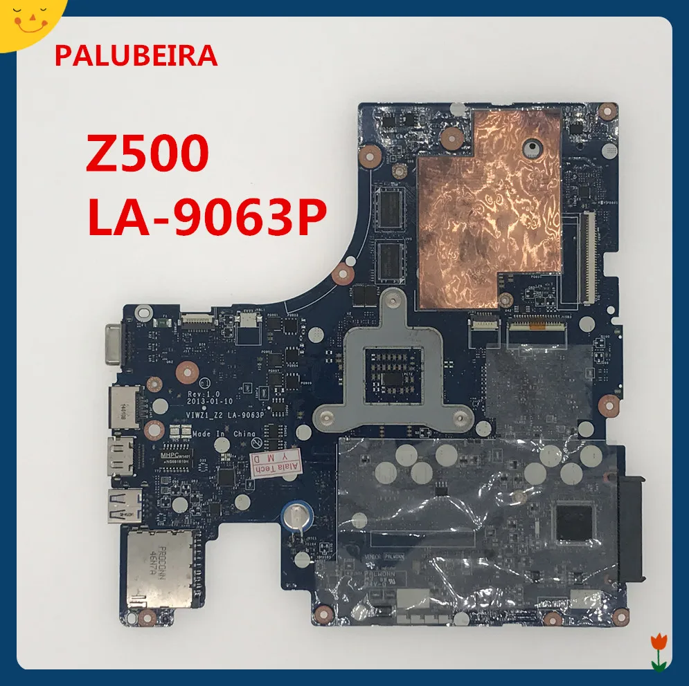 PALUBEIRA Z500 материнская плата LA-9063P HM77 DDR3 для LENOVO (DVD Соединительный 16PIN) Материнская