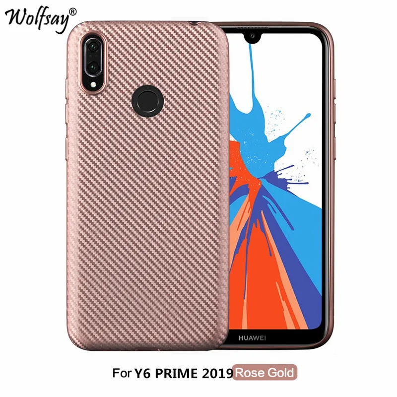 Huawei Y6 Prime 2019 чехол мягкий роскошный из ТПУ силиконовый тонкий для телефона huawei