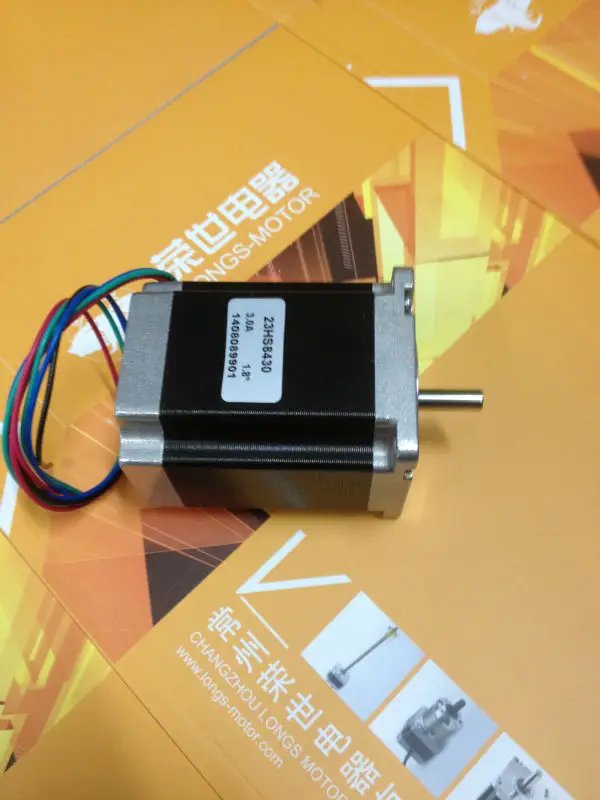 SAVEBASE домашняя Автоматизация CNC NEMA 23 270 oz-in 1.9N. m шаговый двигатель 3.0A 4 провода Cut