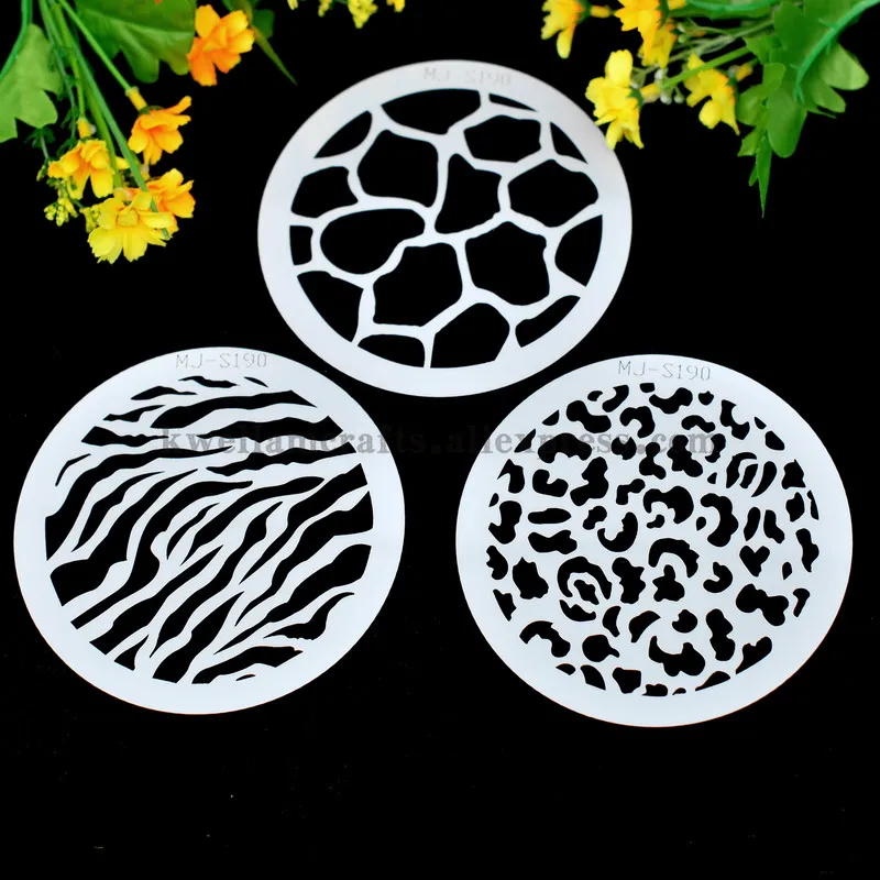 3 шт. трафареты для скрапбукинга с лазерной резкой | Дом и сад