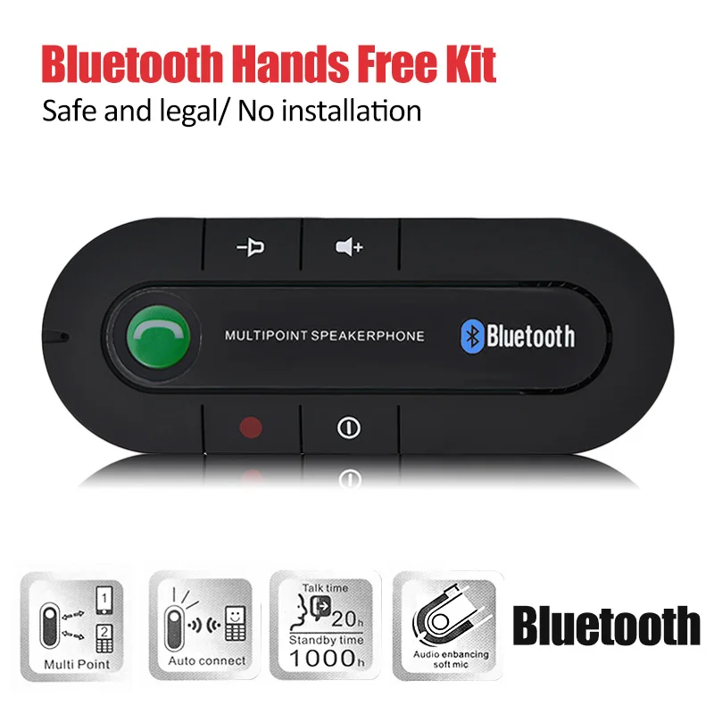 2018 тонкий автомобильный комплект Bluetooth универсальный беспроводной