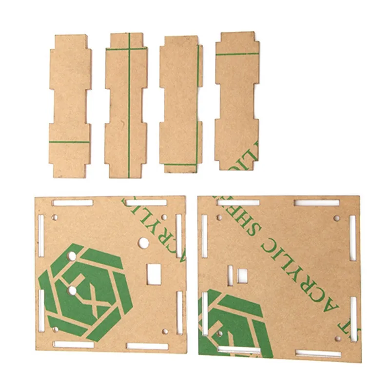 DIY EC1515B DS1302 светодиодный комплект электронных часов прозрачный корпус модуля для